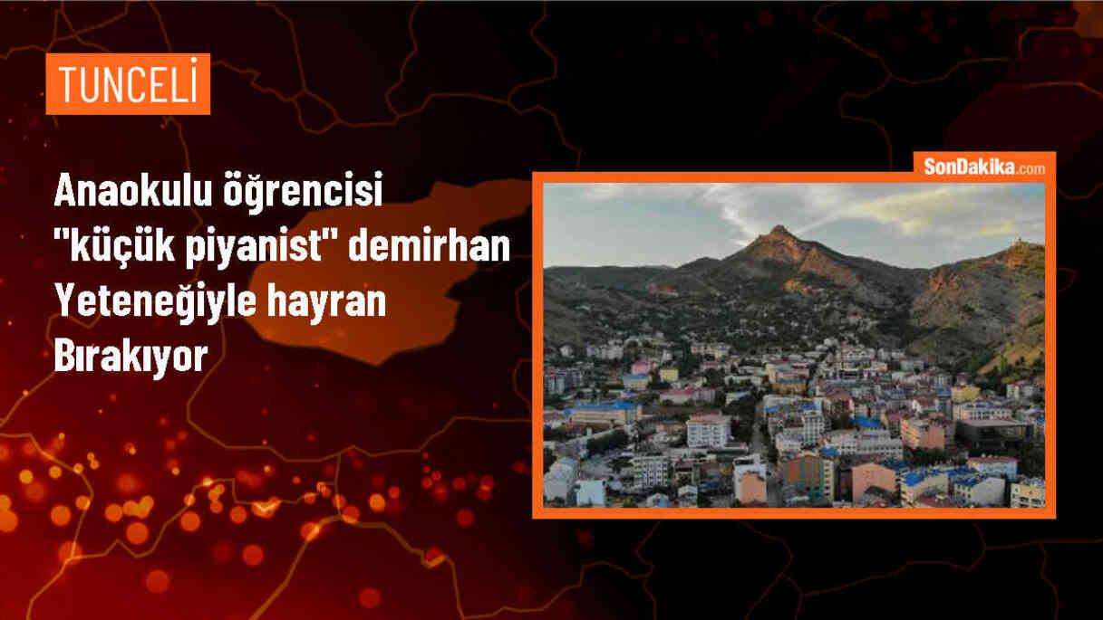 Tunceli\'de 6 yaşındaki çocuk piyanoda hayranlık uyandırıyor