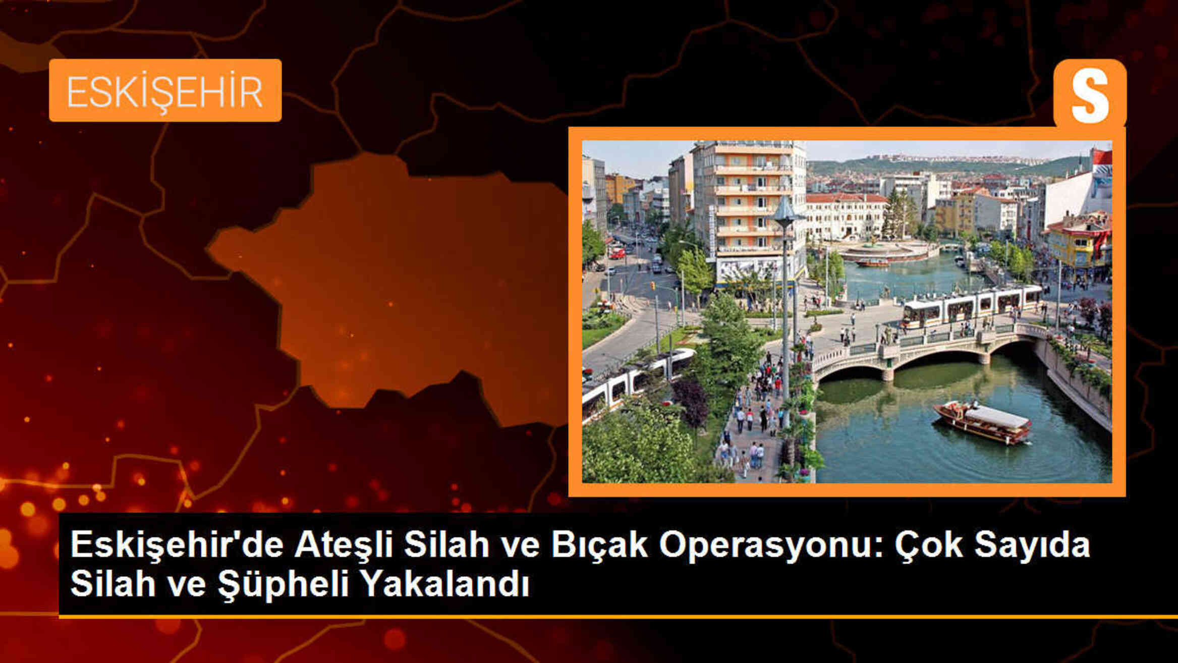 Eskişehir\'de Polis Operasyonunda Çok Sayıda Silah ve Bıçak Ele Geçirildi