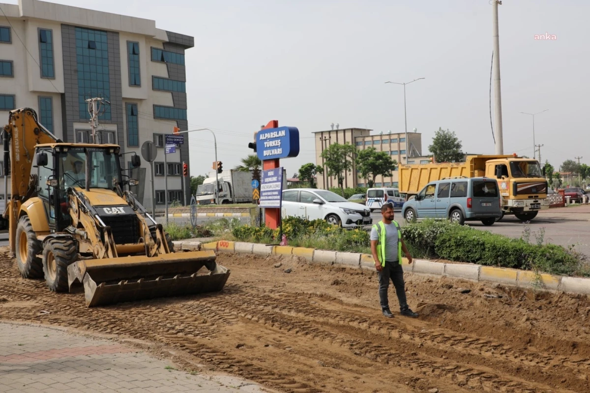 Aydın Büyükşehir Belediyesi, Nazilli\'de yol çalışmalarına başladı