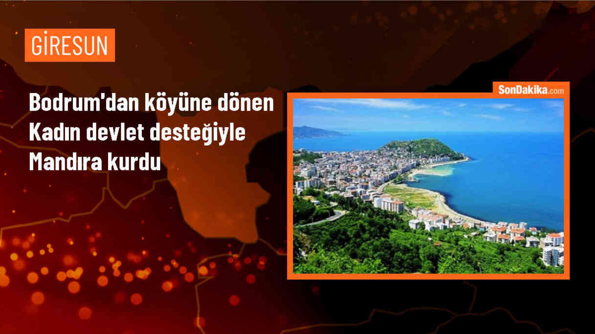 Muğla\'dan Giresun\'a dönen kadın girişimci, devlet desteğiyle hayvancılık yapıyor