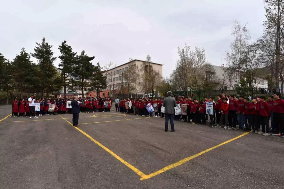 Erzurum Büyükşehir Belediyesi ESKİ Genel Müdürlüğü, Sakıp Efendi İmam Hatip Ortaokulu öğrencilerine suyun önemi ve tasarrufu hakkında eğitim verdi