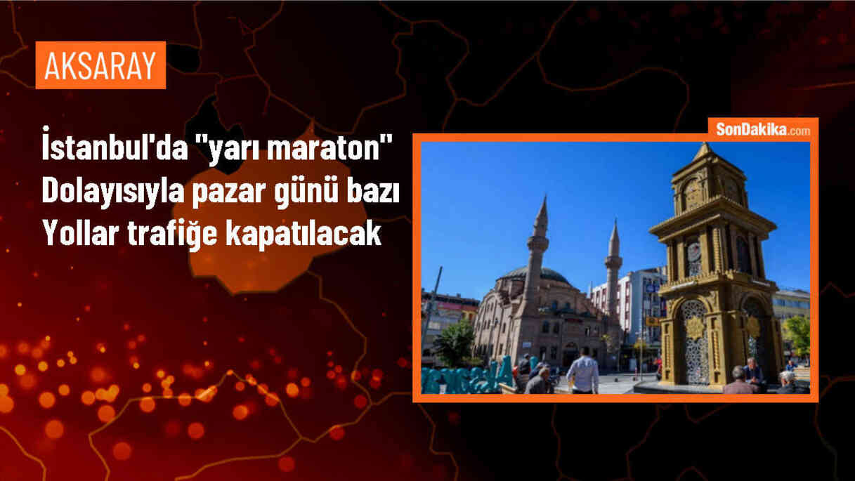 İstanbul\'da düzenlenecek Türkiye İş Bankası 19. İstanbul Yarı Maratonu nedeniyle bazı yollar trafiğe kapatılacak