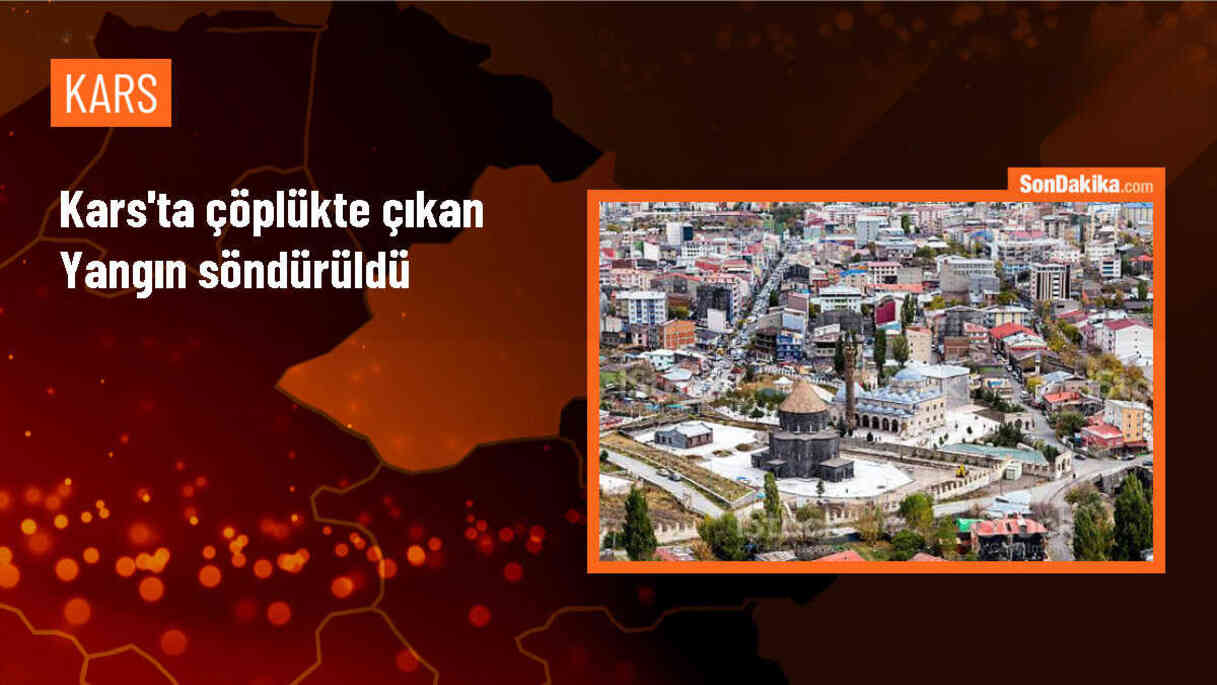 Kars\'ın Kağızman ilçesinde çöplük alanında çıkan yangın söndürüldü