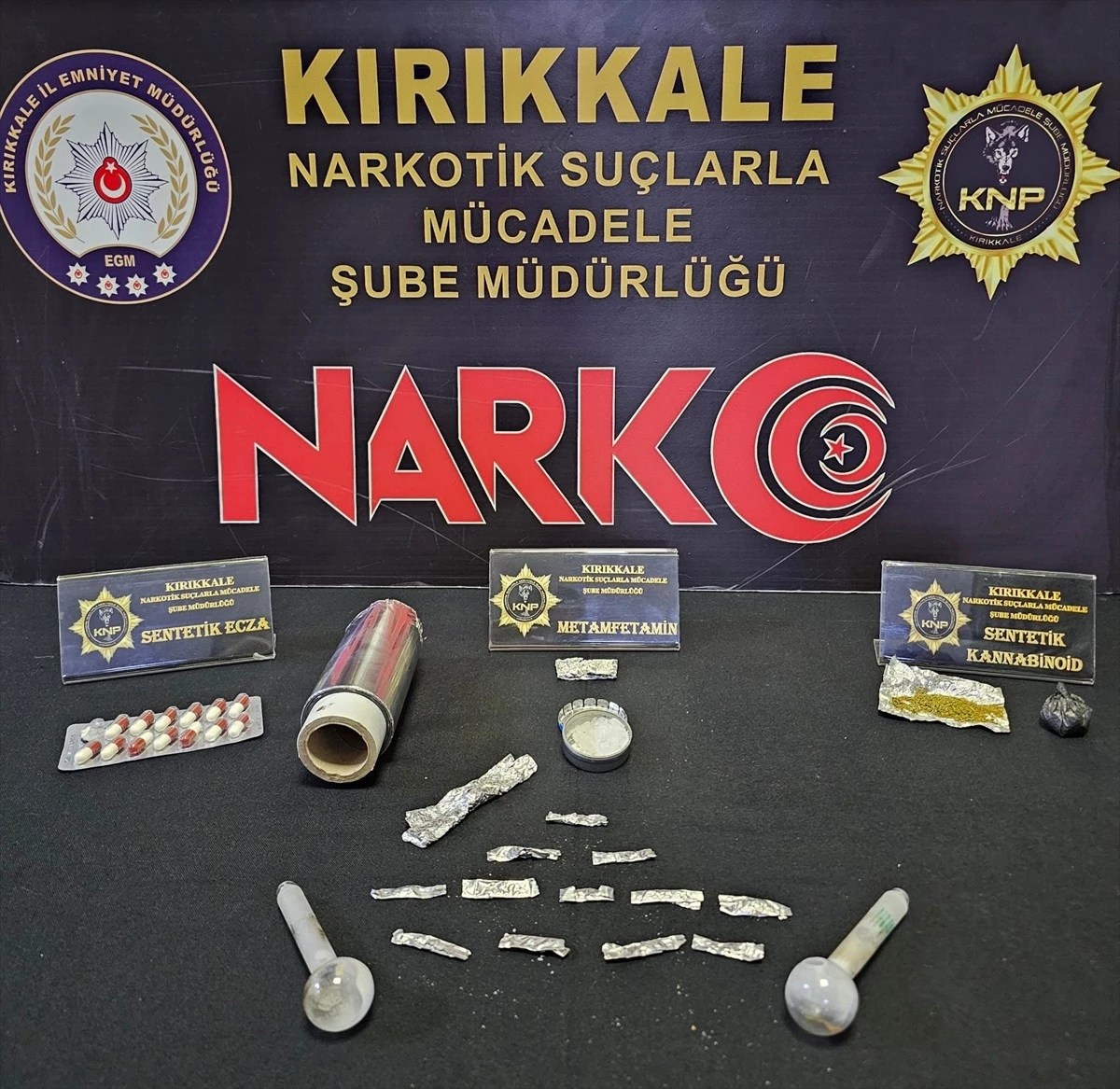 Kırıkkale\'de düzenlenen uyuşturucu operasyonunda 3 şüpheli tutuklandı