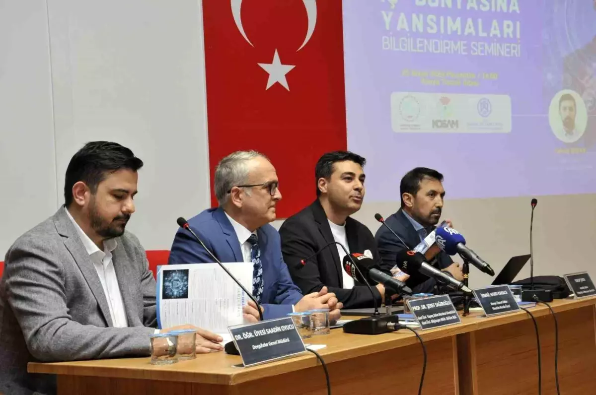 Konya\'da Yapay Zeka ve İş Dünyasına Yansımaları Konulu Seminer Düzenlendi