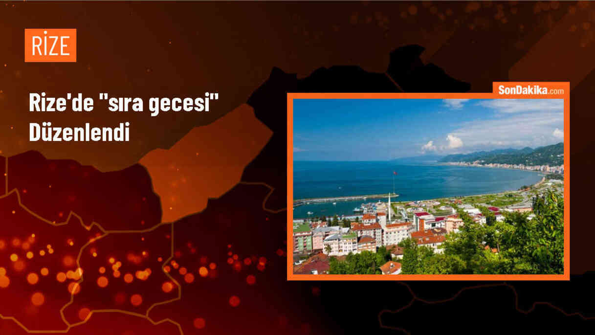 Rize\'de Türk Telekom Güzel Sanatlar Lisesi\'nden sıra gecesi düzenlendi