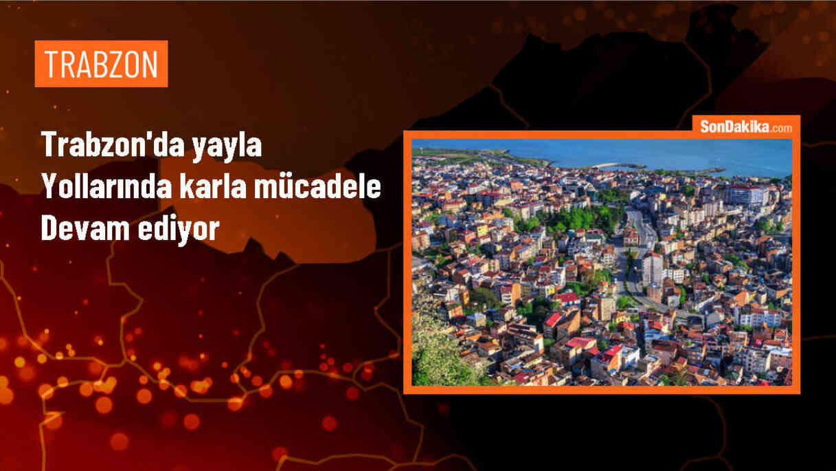 Trabzon\'da Karla Mücadele Çalışmaları Devam Ediyor