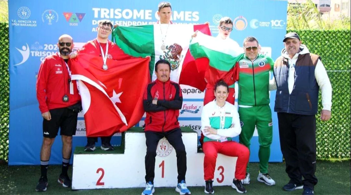 Down Sendromlu Sporcular Türkiye Rekoru Kırdı