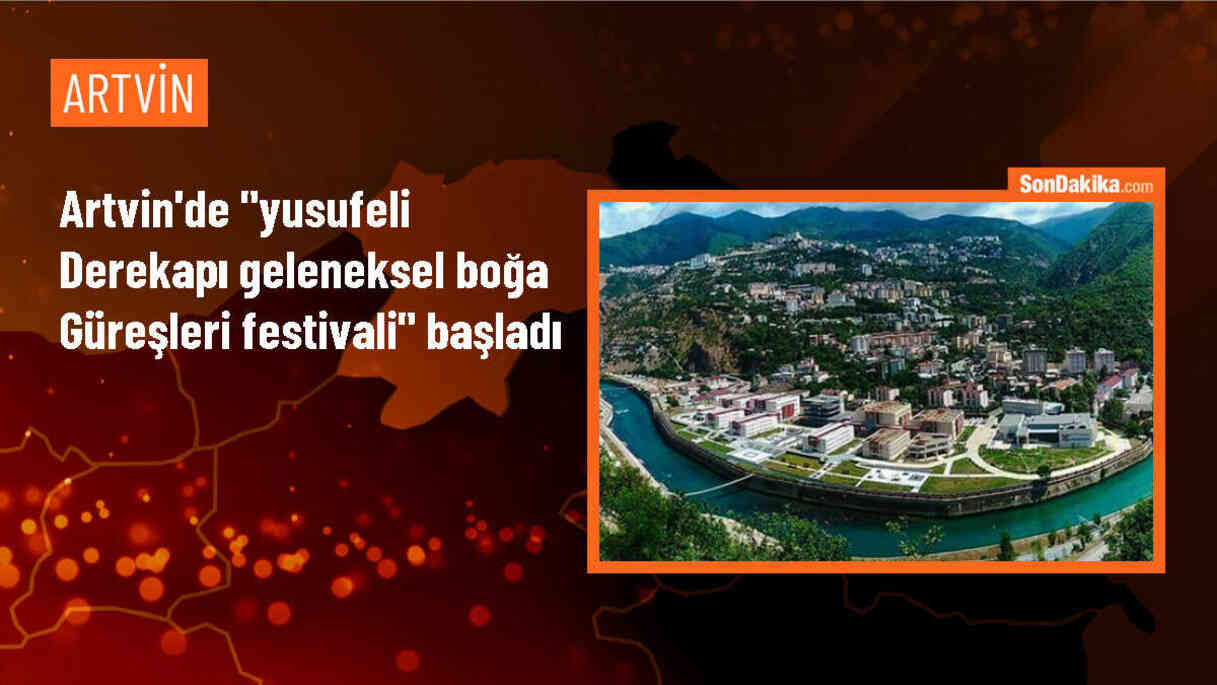 Yusufeli Geleneksel Derekapı Boğa Güreşleri Başladı