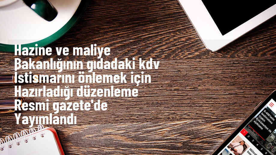 Lokantalarda ve kafelerde KDV oranı düzenlemesi