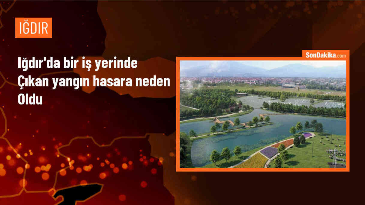 Iğdır\'da bir iş yerinde çıkan yangın hasara yol açtı