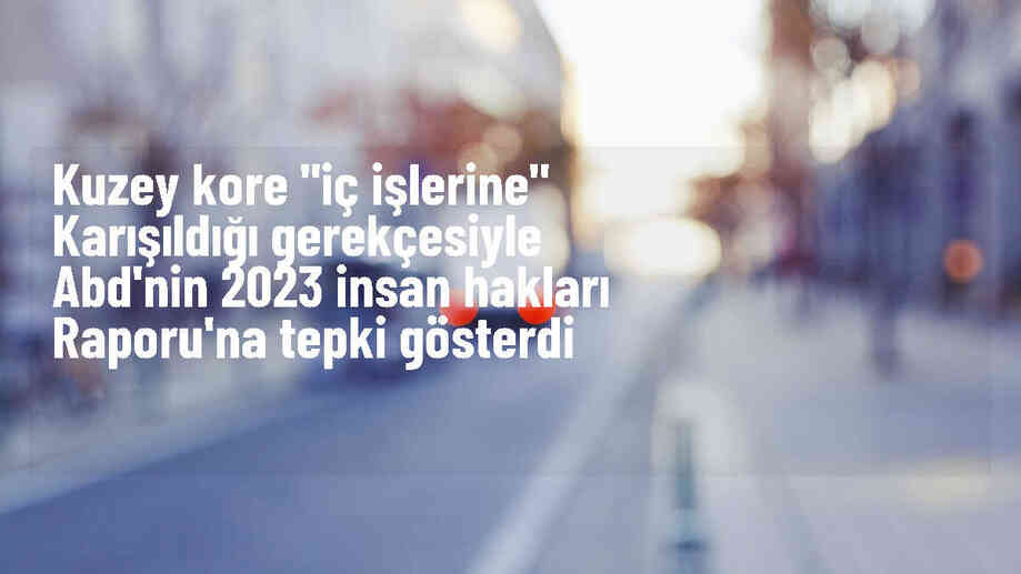 Kuzey Kore, ABD\'nin İnsan Hakları Raporuna Tepki Gösterdi