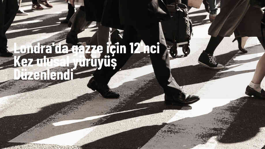Londra\'da Filistin Destekçileri Gazze İçin Ateşkes Çağrısı Yaptı