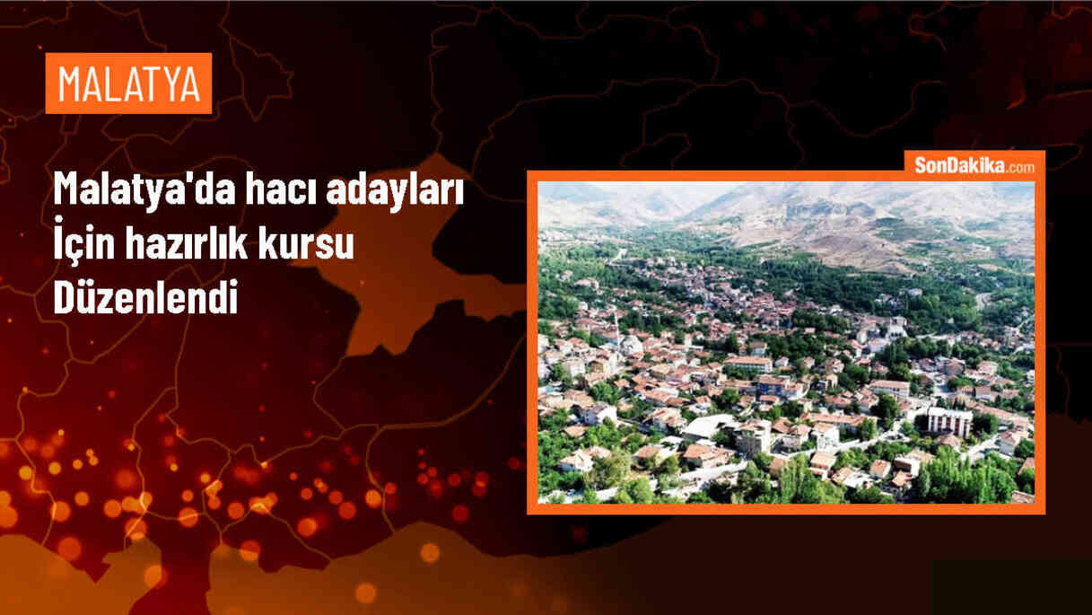 Malatya İl Müftülüğü tarafından hac hazırlık kursu düzenlendi