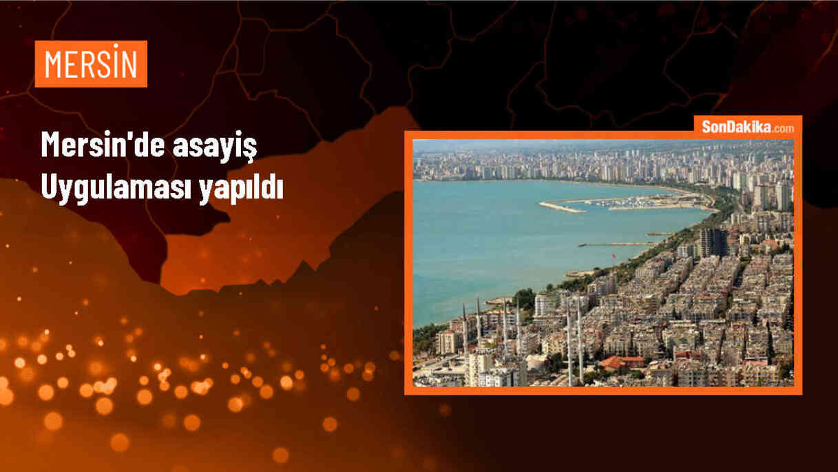 Mersin\'de asayiş uygulamasında 486 kişiye GBT kontrolü yapıldı