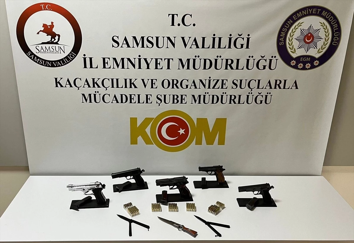 Samsun\'da kaçakçılık operasyonunda 2 şüpheli gözaltına alındı