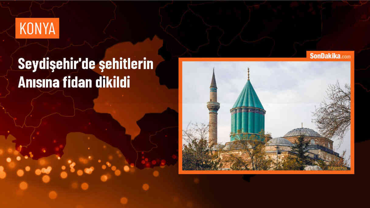 Seydişehir\'de şehitlerin anısına fidan dikimi yapıldı