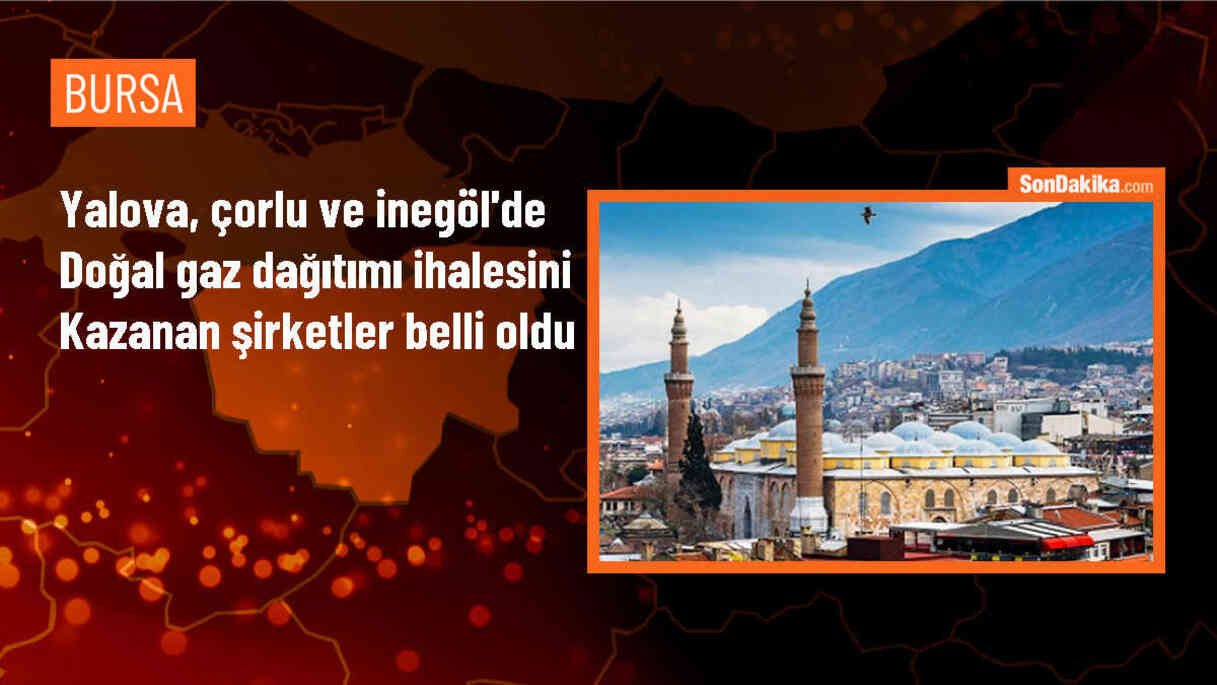 Yalova, Çorlu ve İnegöl\'de Doğal Gaz Dağıtım Hizmeti Verecek Şirketler Belli Oldu