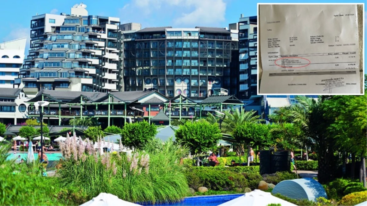 Antalya\'daki lüks otelde Türk müşteriye 4 bin 200 TL\'lik \'\'Milliyet farkı\'\' faturası
