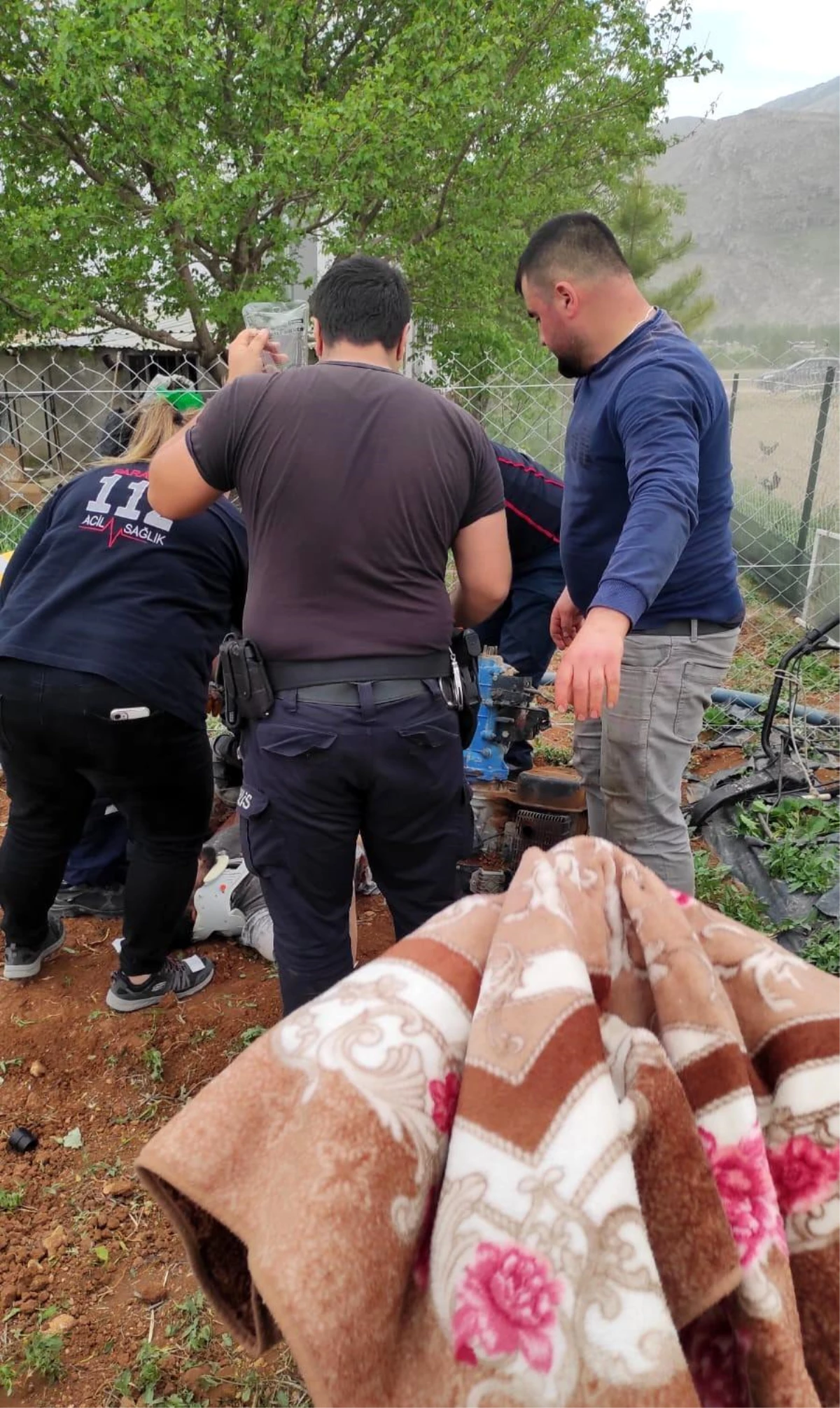 Kahramanmaraş\'ta Bahçe Çalışması Sırasında Kaza: Şahıs Ağır Yaralandı
