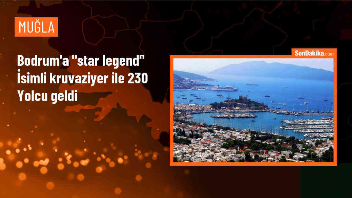 Bahamalar bayraklı kruvaziyer Bodrum\'a geldi