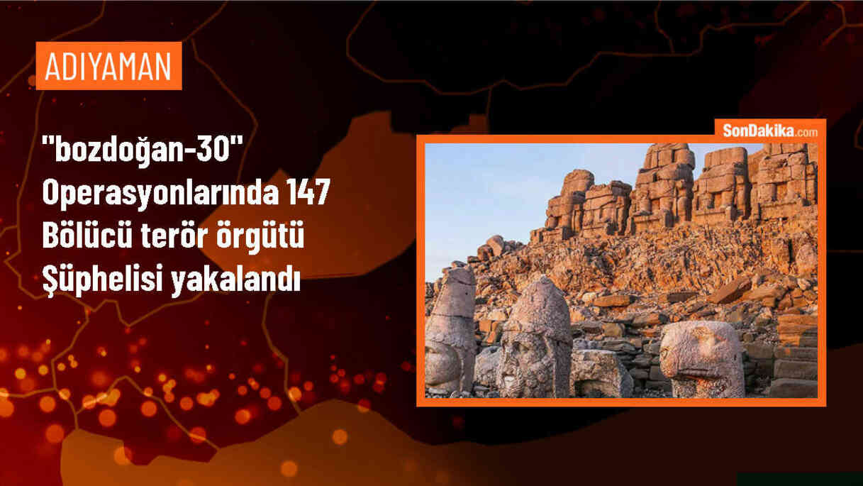 İçişleri Bakanı: \'Bozdoğan-30\' operasyonlarında 147 şüpheli yakalandı