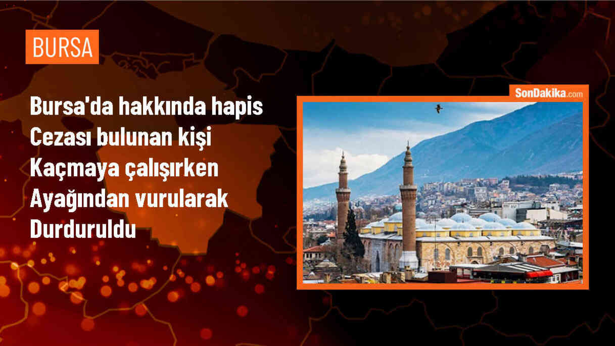 Bursa\'da kaçmaya çalışan hükümlü polis tarafından etkisiz hale getirildi
