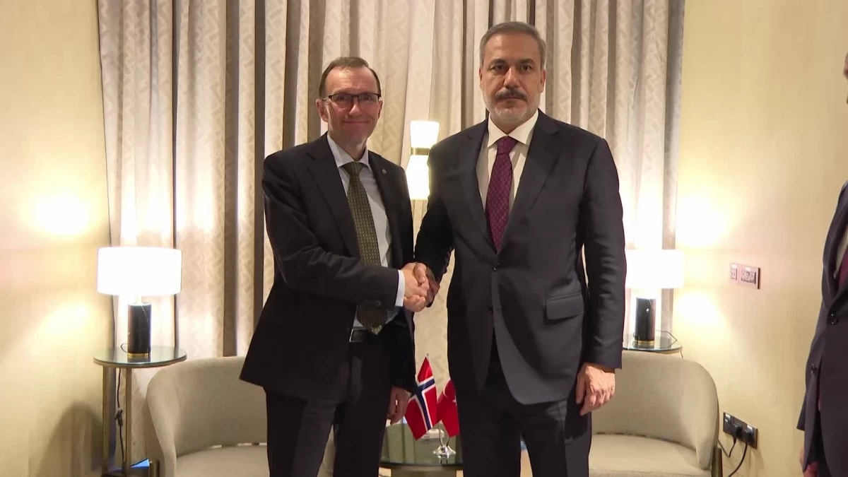 Dışişleri Bakanı Fidan, Norveç Dışişleri Bakanı ile Gazze konusunu görüştü