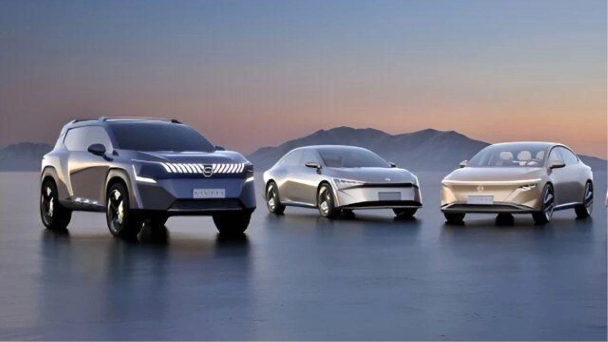 Nissan, Auto China 2024\'te dört yeni elektrikli araç modellerini tanıttı