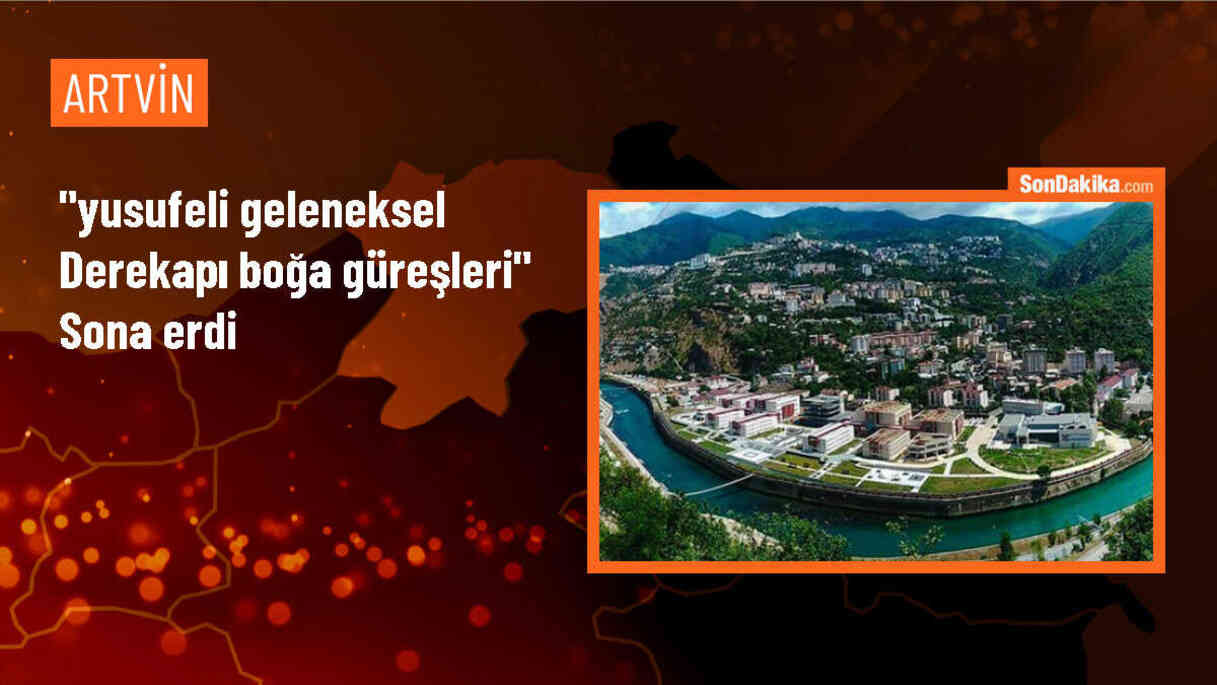 Yusufeli Geleneksel Derekapı Boğa Güreşleri Son Buldu