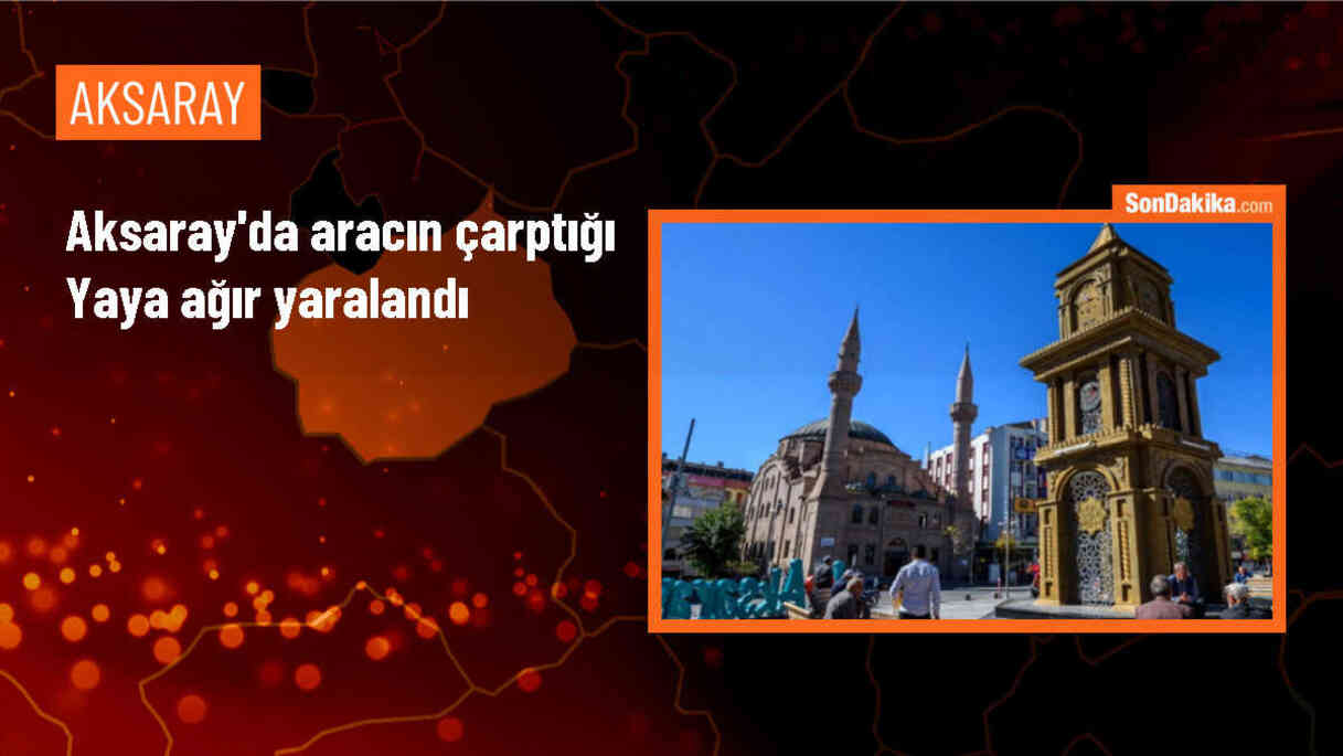 Aksaray\'da Yaya Çarpma Kazası: Bir Yaralı