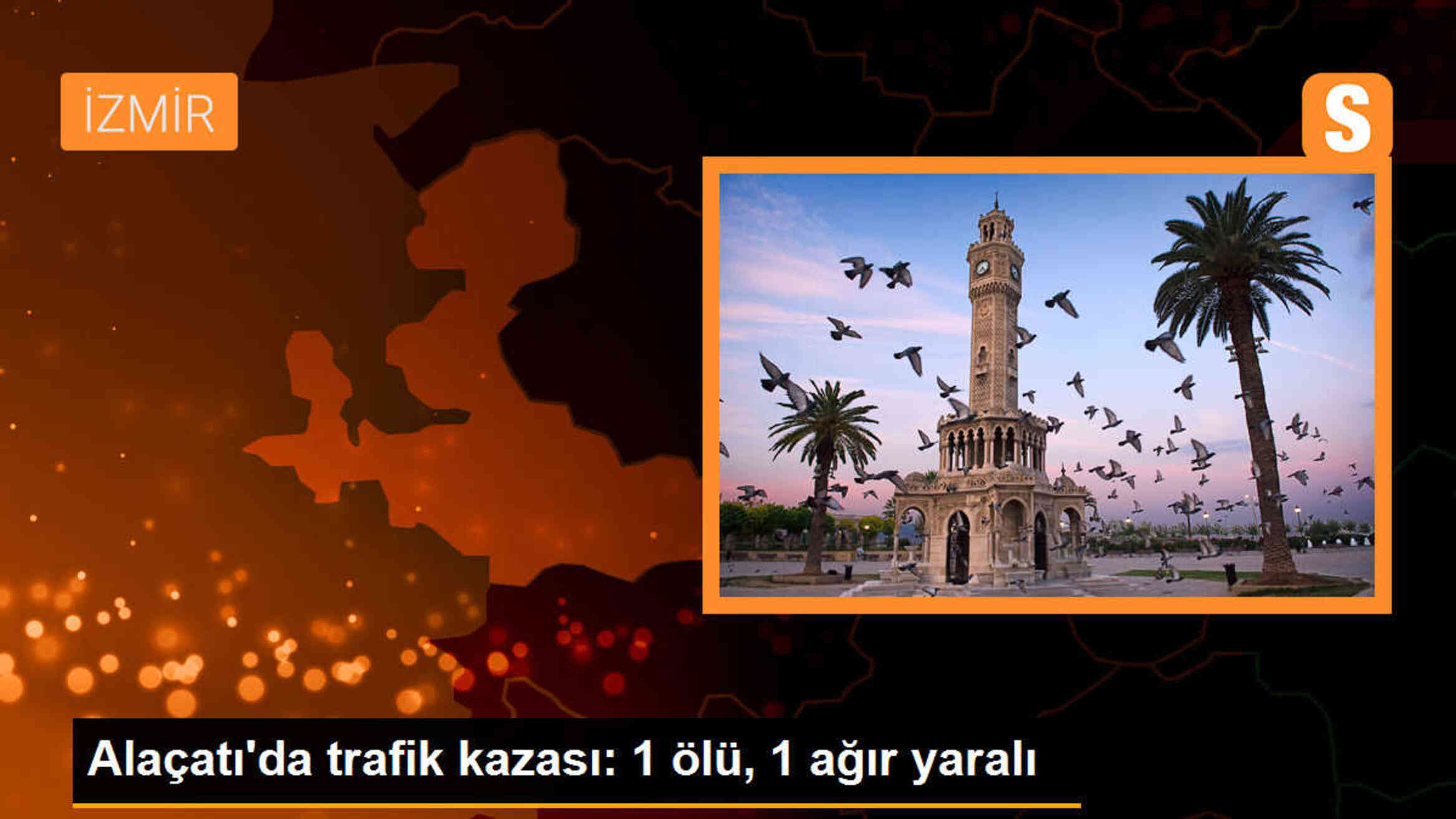 Alaçatı\'da trafik kazası: 1 ölü, 1 ağır yaralı