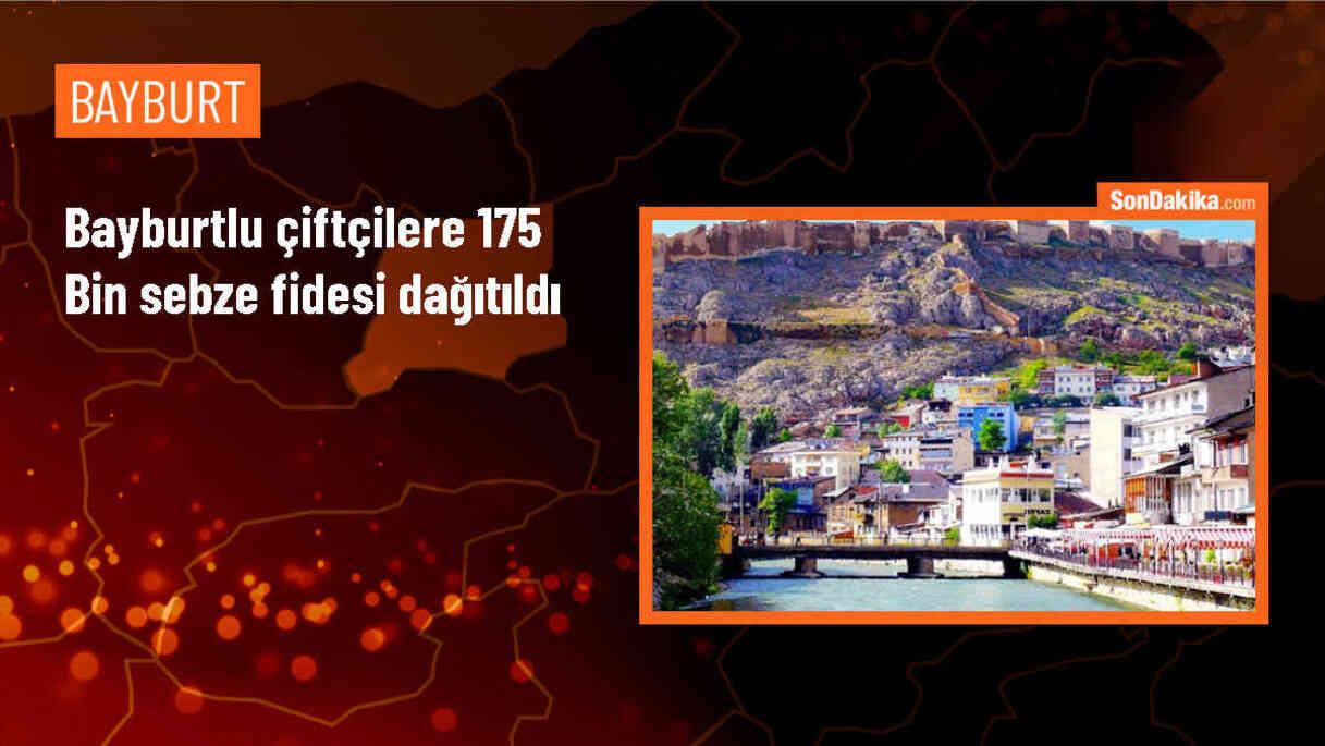 Bayburt\'ta çiftçilere 175 bin domates, salata ve biber fidesi dağıtıldı