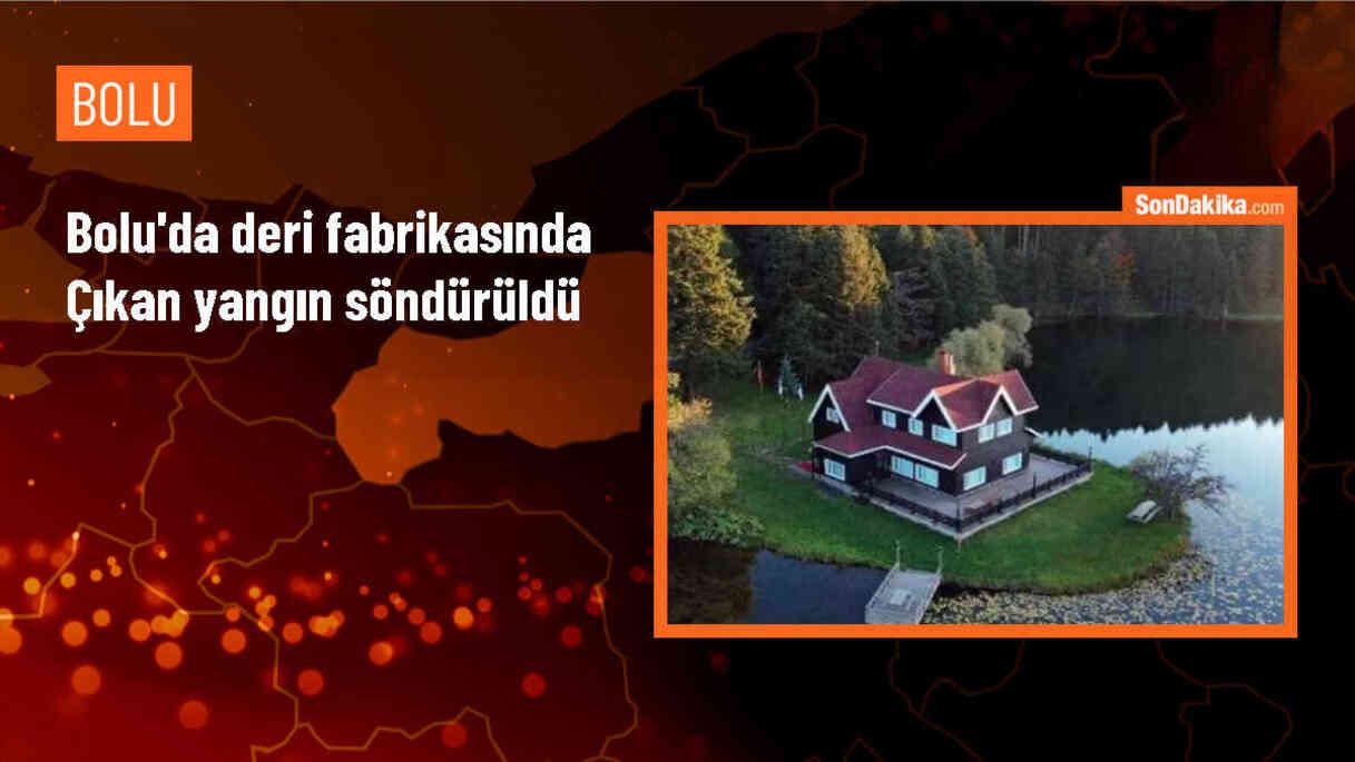 Gerede\'deki Deri Fabrikasında Çıkan Yangın Söndürüldü