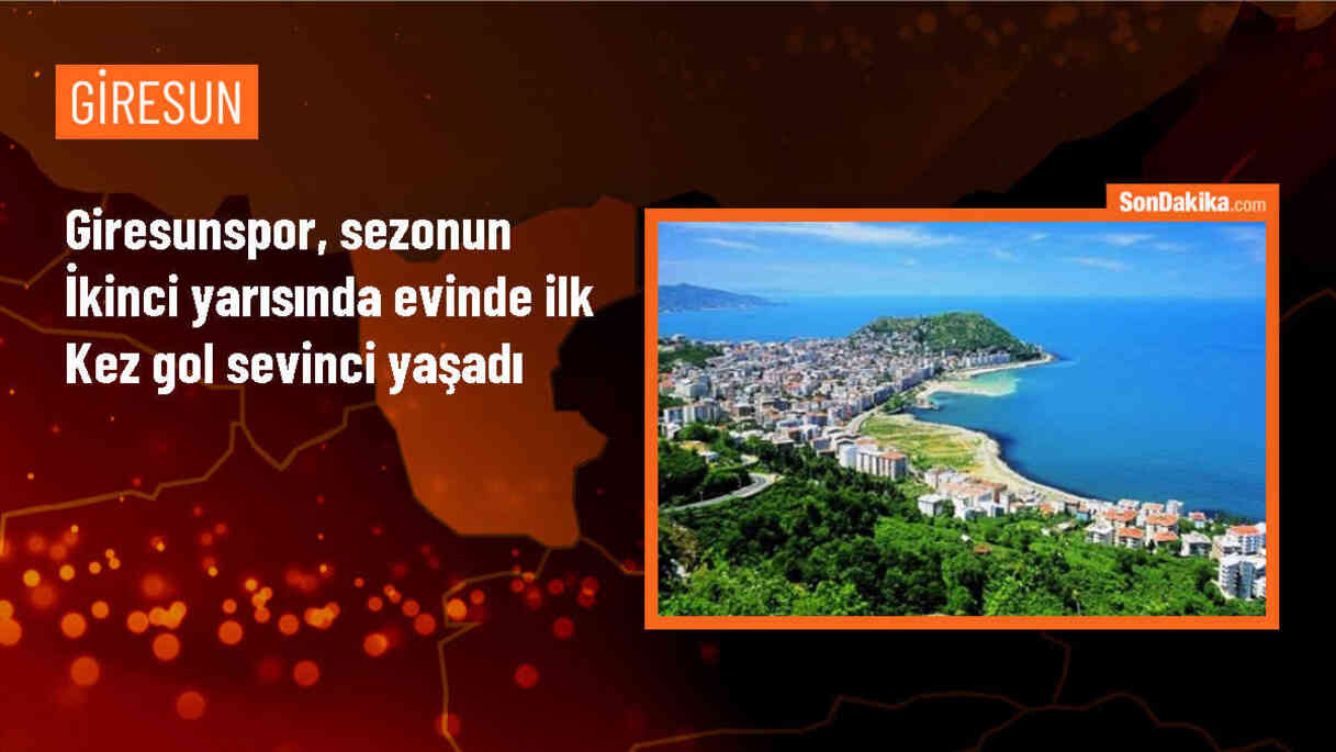 Bitexen Giresunspor, Sakaryaspor maçında evinde gol atma başarısı gösterdi