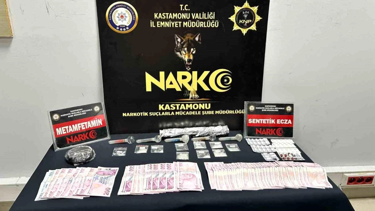 Kastamonu\'da Uyuşturucu Operasyonu: 3 Şahıs Gözaltına Alındı