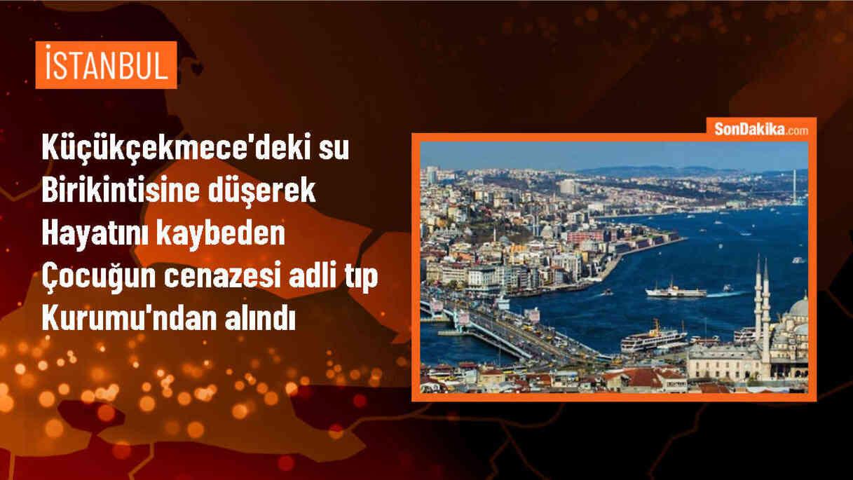 Küçükçekmece\'de sahil parkında su birikintisine düşen çocuğun cenazesi Adli Tıp Kurumu\'ndan alındı