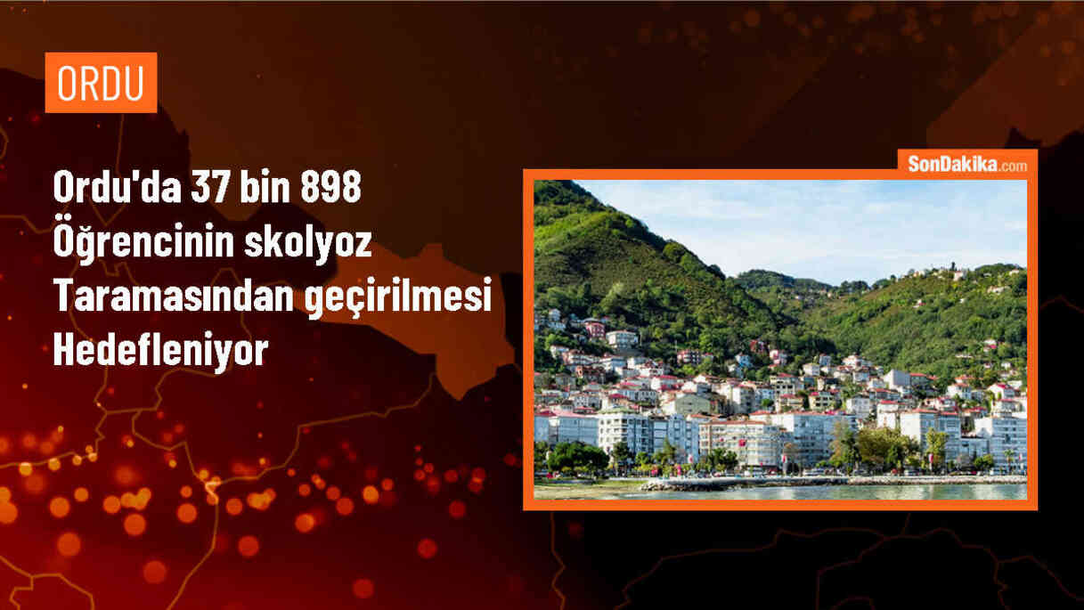 Ordu\'da Skolyoz Taraması: 14 Bin Öğrenci Kontrolden Geçirildi
