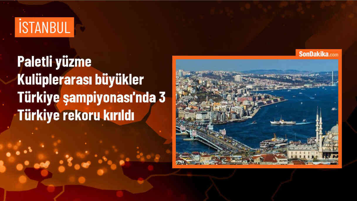 Paletli Yüzme Şampiyonasında 3 Rekor Kırıldı