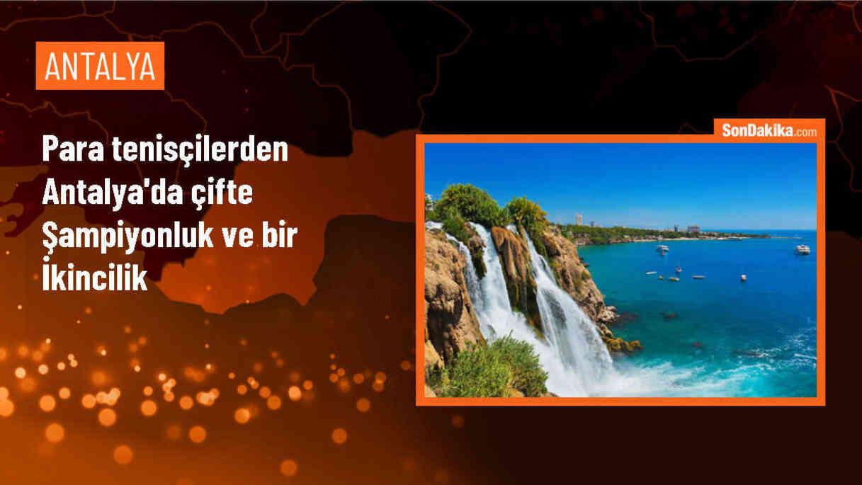 Antalya\'da düzenlenen tekerlekli sandalye tenis turnuvasında milli sporcular çifte şampiyonluk elde etti