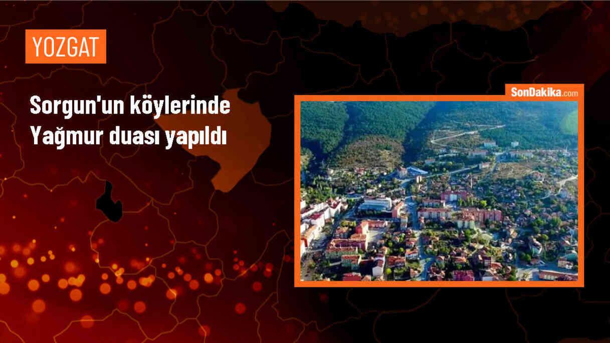 Yozgat\'ın Sorgun ilçesinde köylüler yağmur duasında buluştu