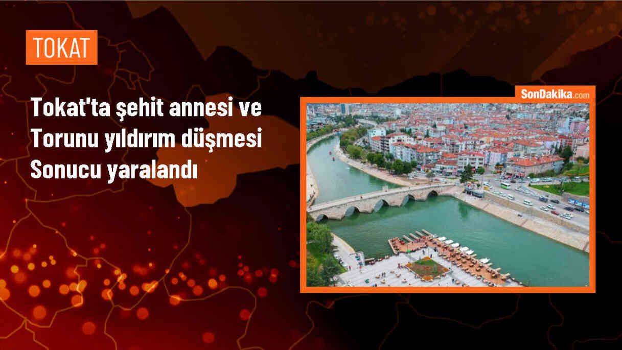 Tokat\'ın Almus ilçesinde şehit annesi ve torunu yıldırım düşmesi sonucu yaralandı