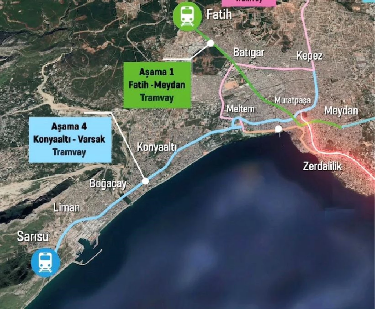 Antalya Büyükşehir Belediyesi, 4. Aşama Raylı Sistem Hattı\'nın İhalesini Yaptı