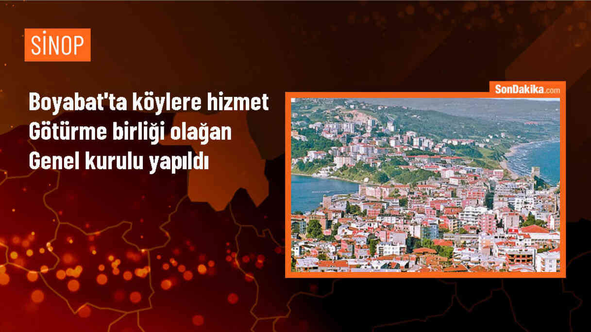 Sinop\'un Boyabat ilçesinde Köylere Hizmet Götürme Birliği Olağan Genel Kurulu yapıldı