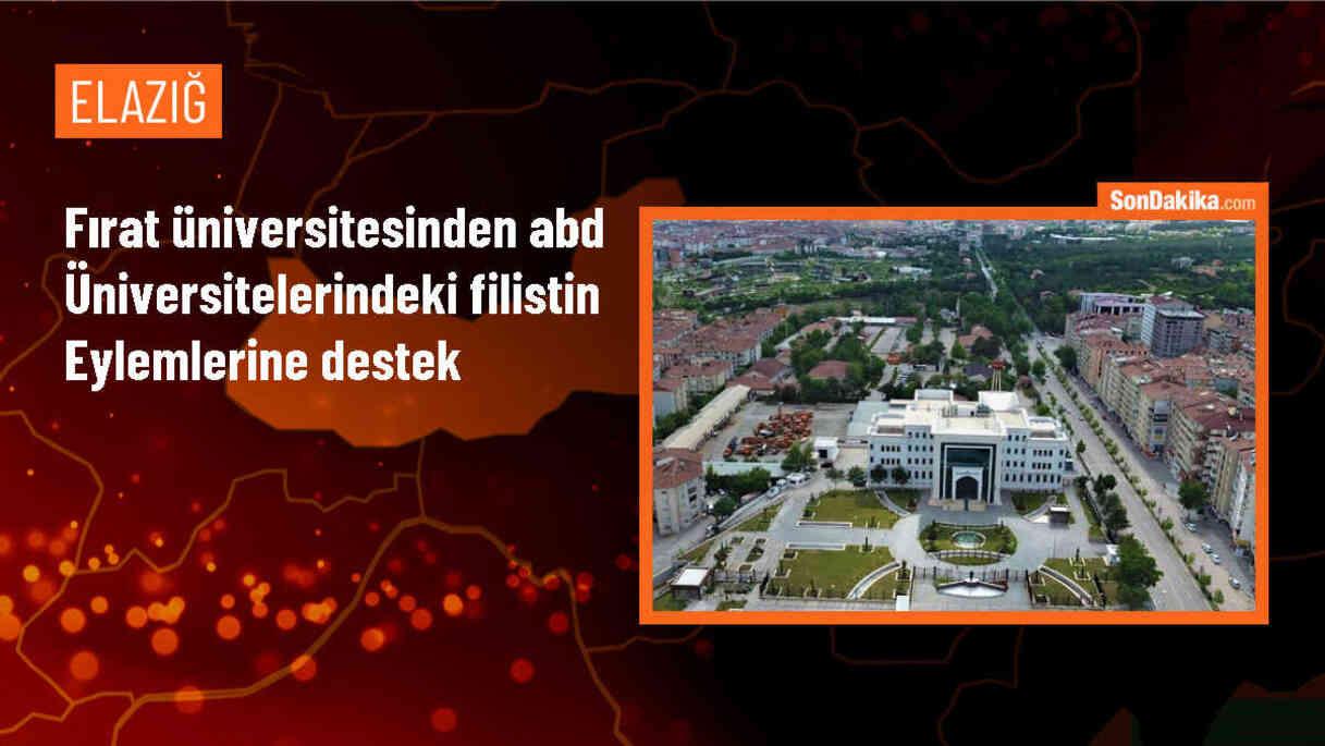 Fırat Üniversitesi Öğrencileri ve Akademisyenleri Filistin\'e Destek Verdi