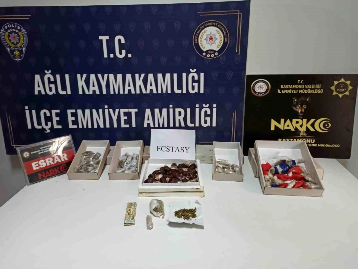 Kastamonu\'da Hırsızlık Suçundan Aranan Şahıs Uyuşturucuyla Yakalandı