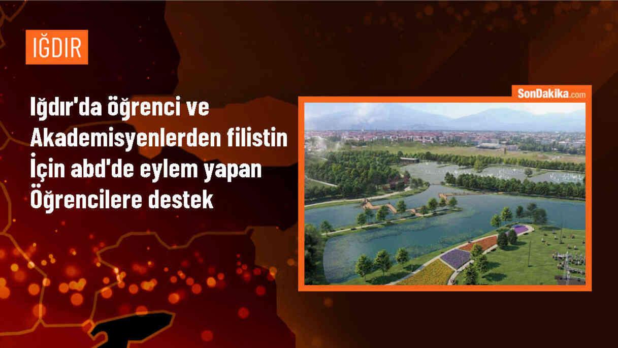 Iğdır Üniversitesi\'ndeki öğrenci toplulukları ve akademisyenler Filistin\'e destek verdi