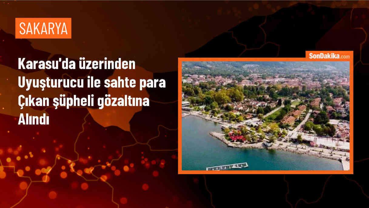 Sakarya\'da uyuşturucu ve sahte para bulunan zanlı gözaltına alındı