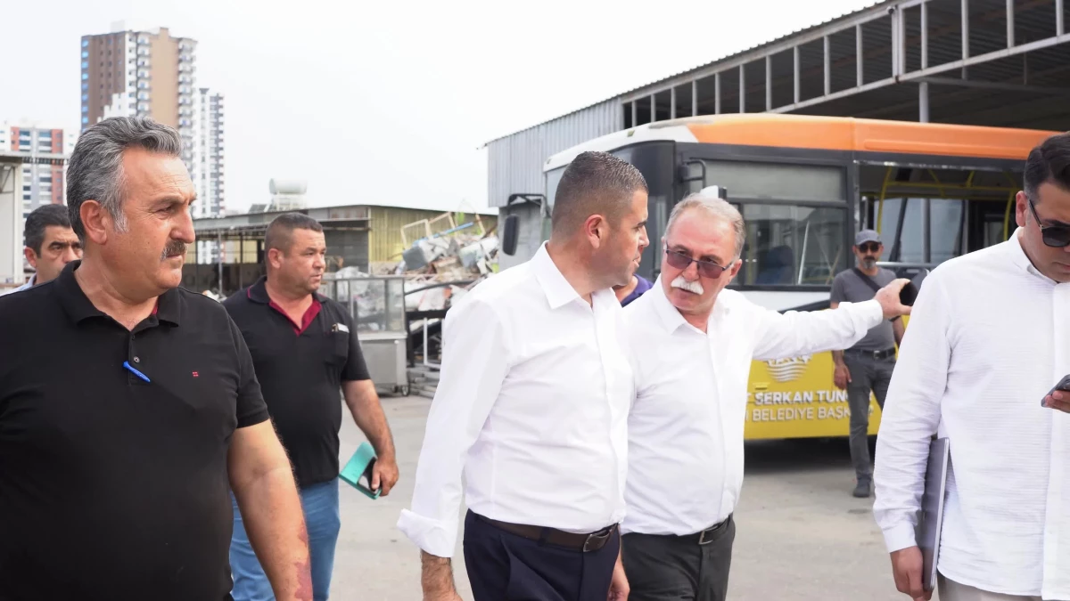 Mezitli Belediye Başkanı Ahmet Serkan Tuncer, çalışmaları yerinde inceledi