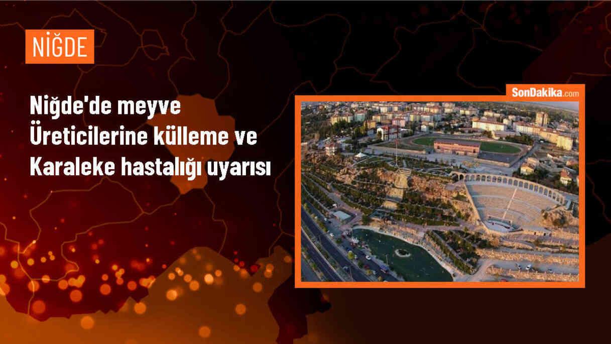 Niğde\'de Meyve Üreticileri Külleme ve Karaleke Hastalığına Karşı İlaçlama Yapmalı